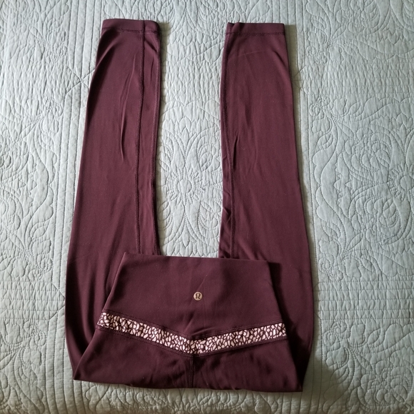 LULULEMON Deep Zinfandel Original/OG Align 25 Sz 2 - Picture 3 of 4